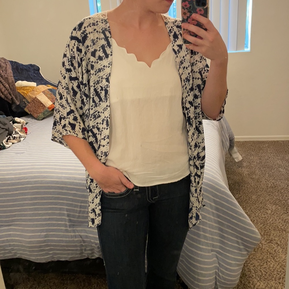 Lace back Tunic